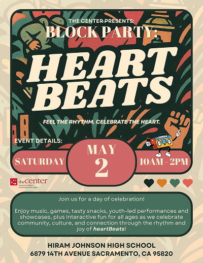 Community Event – The Center Presents: BLOCK PARTY – Heart Beats