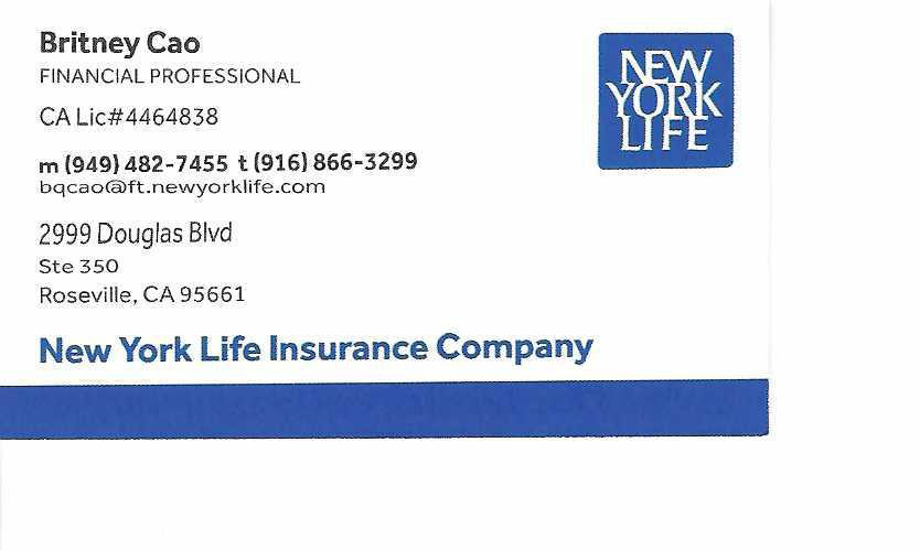 Britney Cao | New York Life Insurance Company